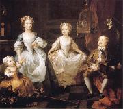 William Hogarth The Graham Children oil painting